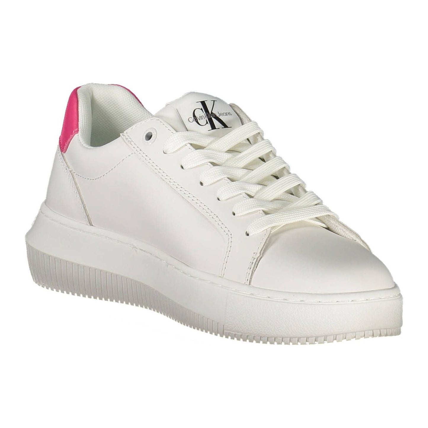 Calvin Klein White Leather Women Sneaker