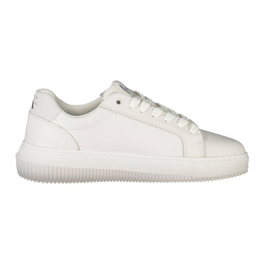 Calvin Klein Eco-Conscious White Sneakers with Logo Detail Calvin Klein