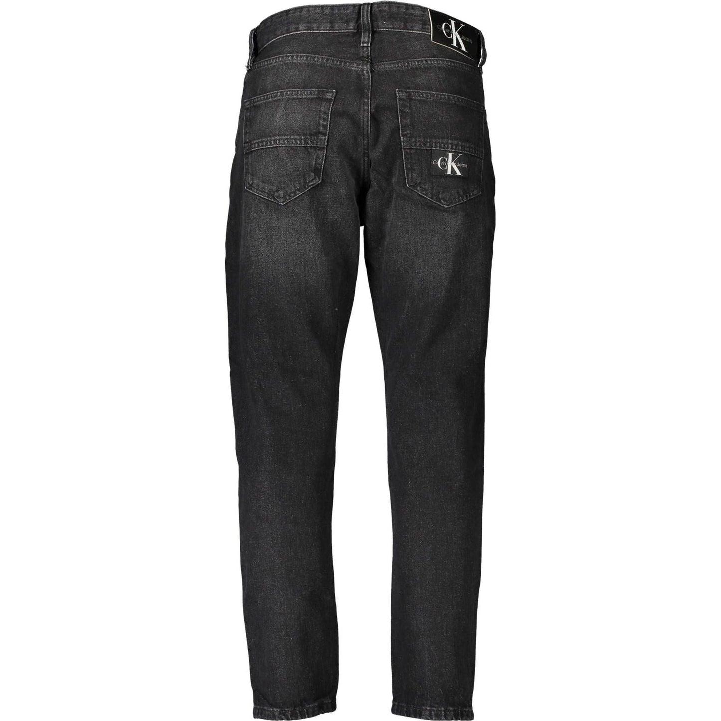 Calvin Klein Sleek Black Cotton Denim Jeans Calvin Klein