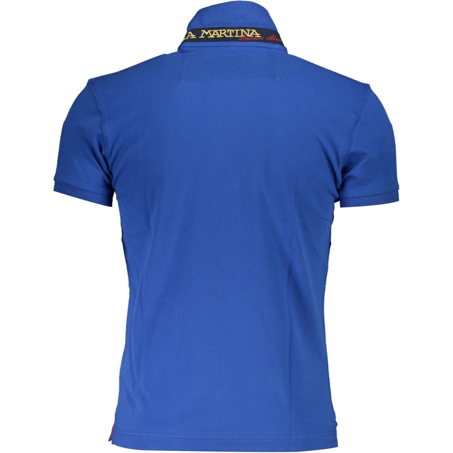 La Martina Slim Fit Embroidered Polo with Contrast Details La Martina