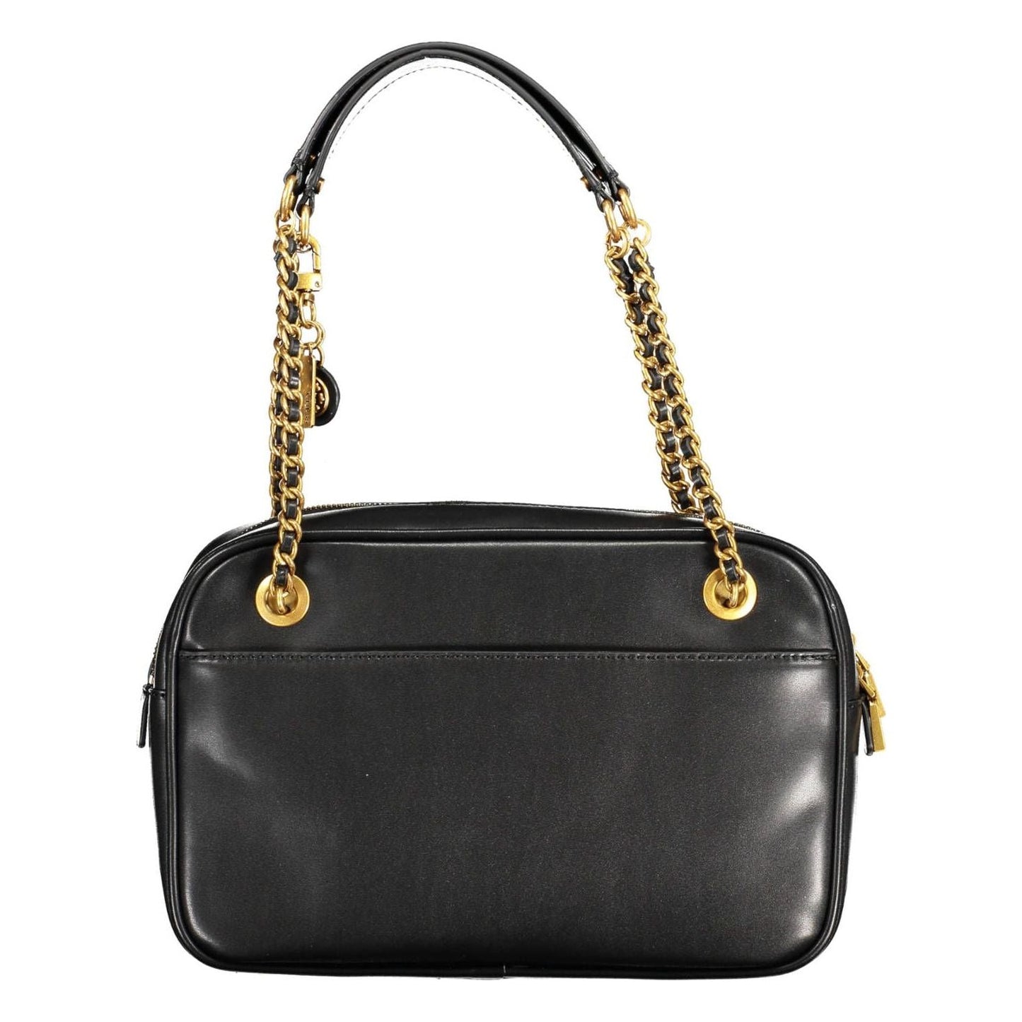 Guess Jeans Elegant Black Chain Shoulder Bag Guess Jeans