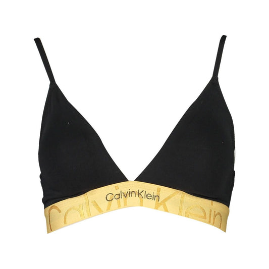 Calvin Klein Black Cotton Women Bra Calvin Klein