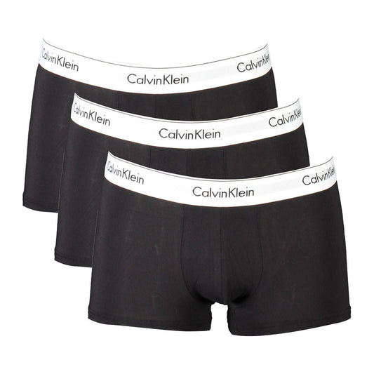 Calvin Klein Black Cotton Men Boxer Calvin Klein