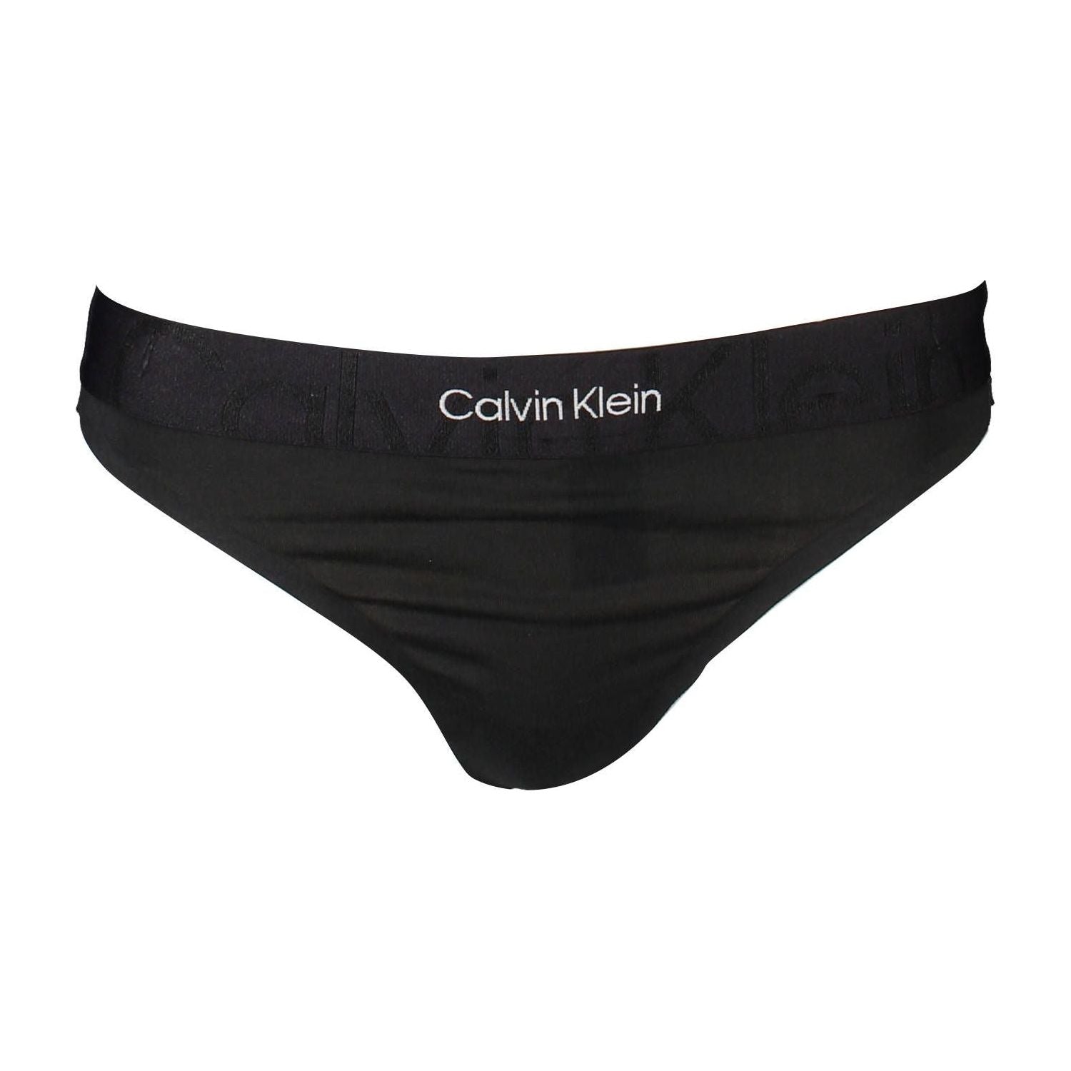 Calvin Klein Black Cotton Women Thong