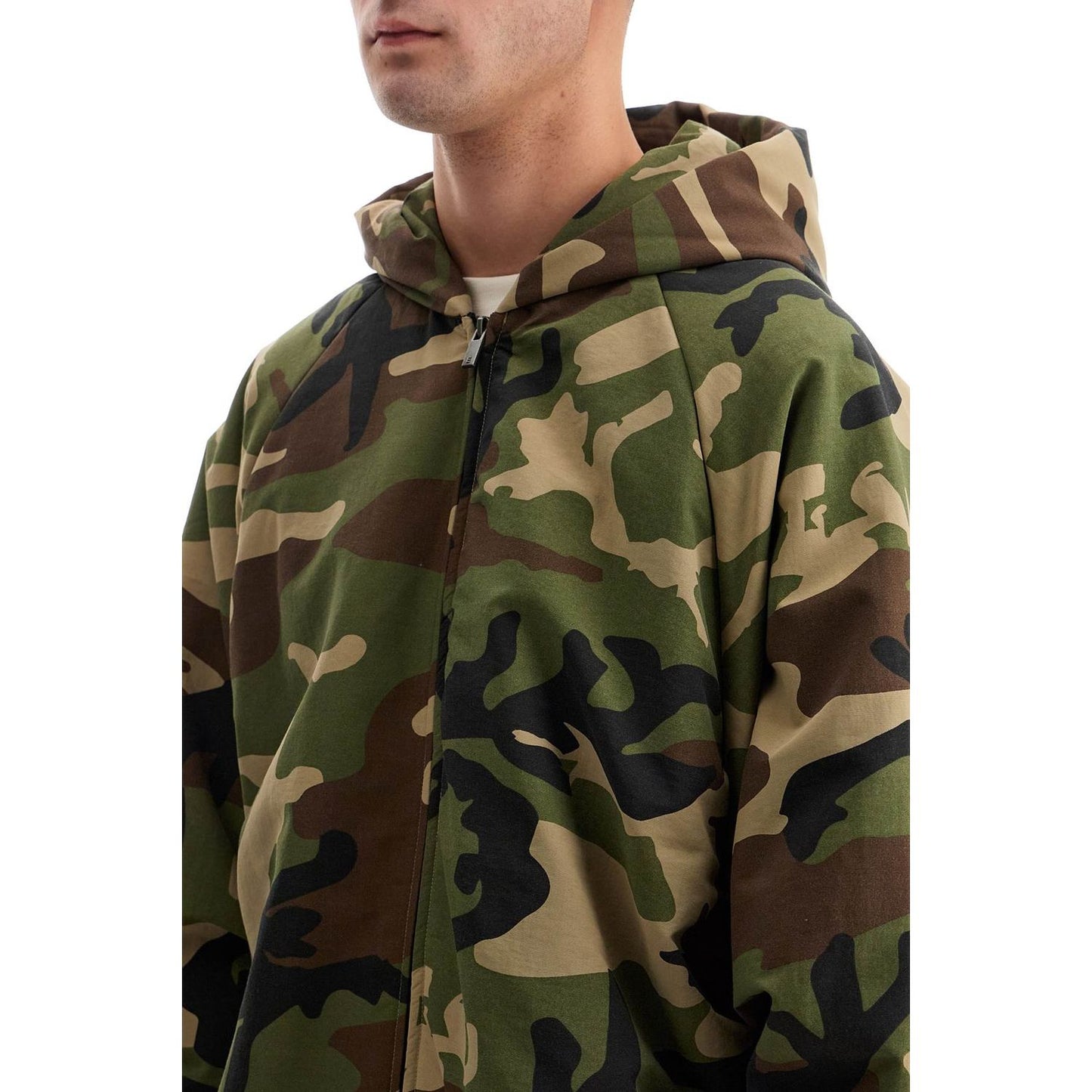 Fear Of God ESSENTIALS jacket with camouflage print Vests Fear Of God ESSENTIALS