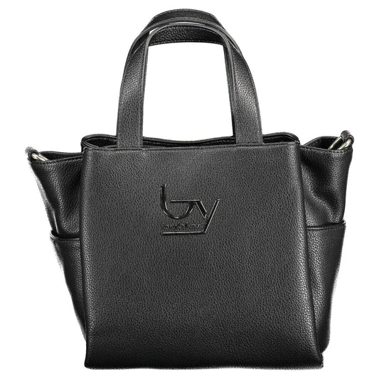 BYBLOS Sleek Black Multi-Pocket Handbag BYBLOS