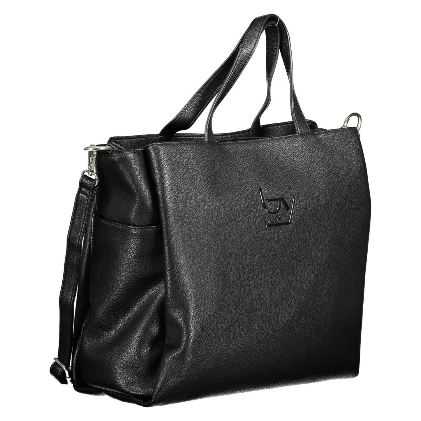 BYBLOS Chic Black Multi-Pocket Handbag BYBLOS