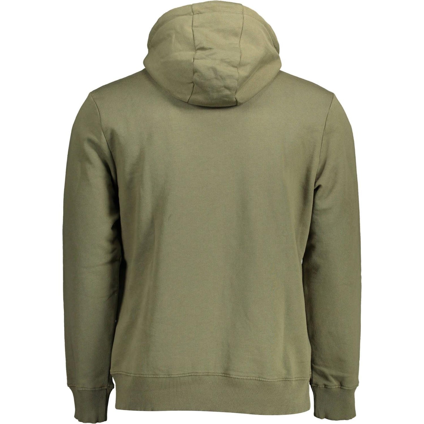 Napapijri Exclusive Green Hooded Sweatshirt Napapijri