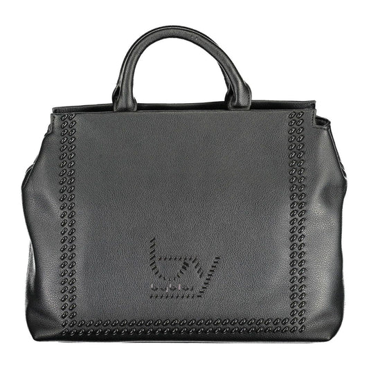 BYBLOS Elegant Two-Handle Black Handbag with Contrasting Details BYBLOS