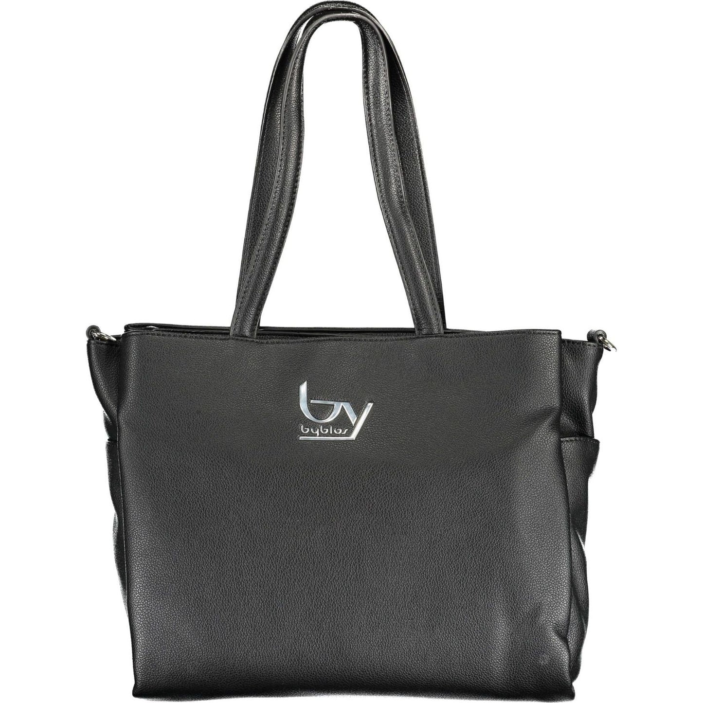 BYBLOS Elegant Black Chain-Strap Handbag BYBLOS