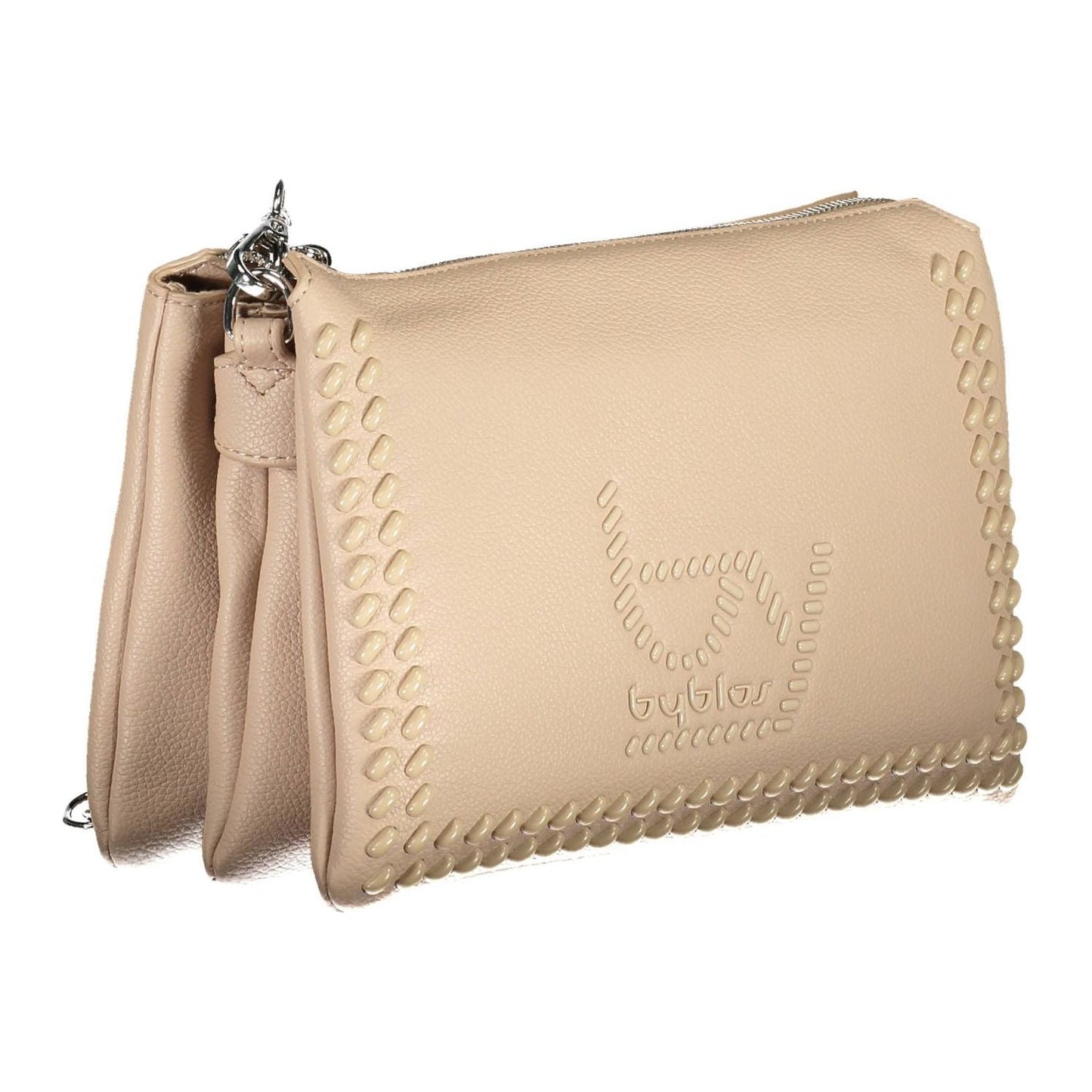 BYBLOS Chic Beige Chain-Handle Shoulder Bag BYBLOS