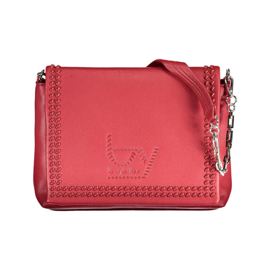 BYBLOS Elegant Red Chain-Strap Shoulder Bag BYBLOS