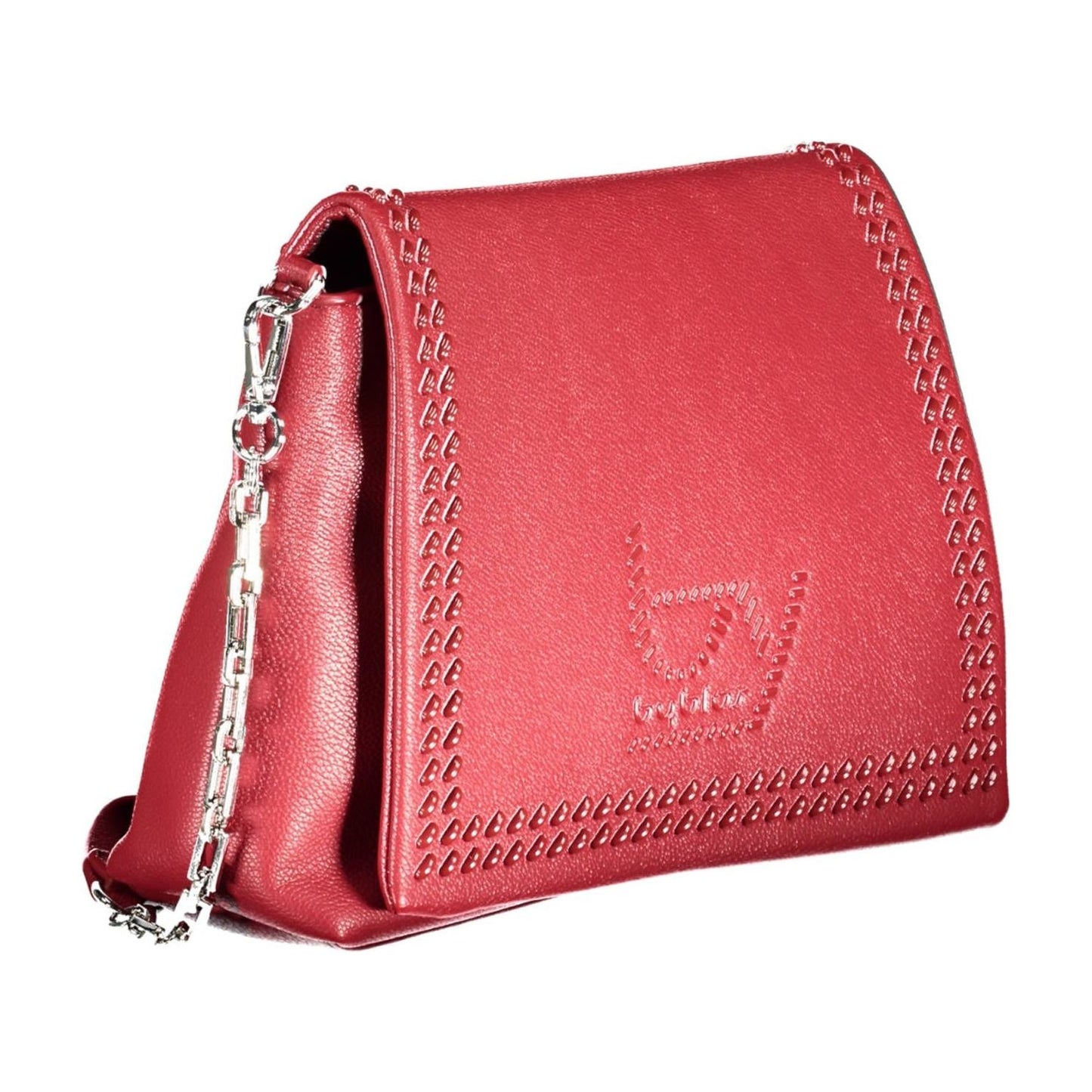 BYBLOS Elegant Red Chain-Strap Shoulder Bag BYBLOS