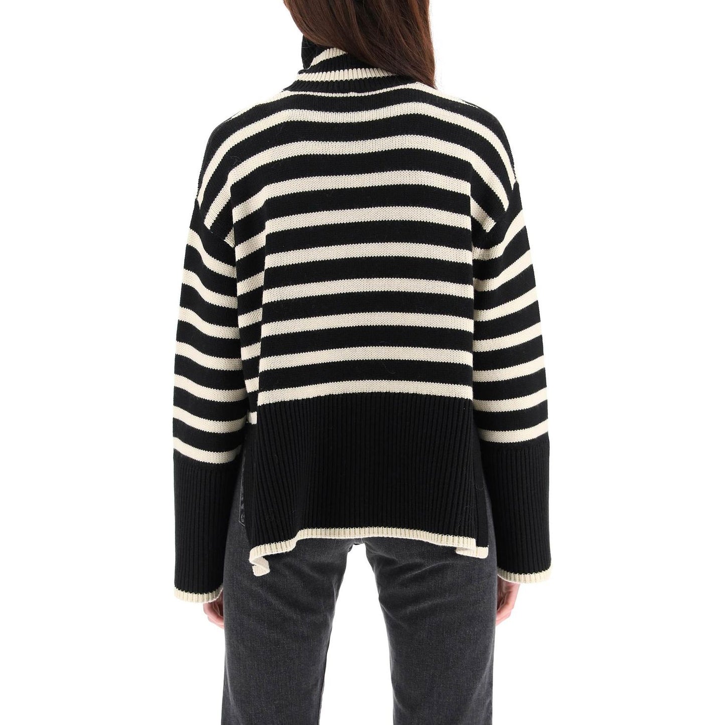 Toteme striped wool cotton turtleneck Knitwear Toteme