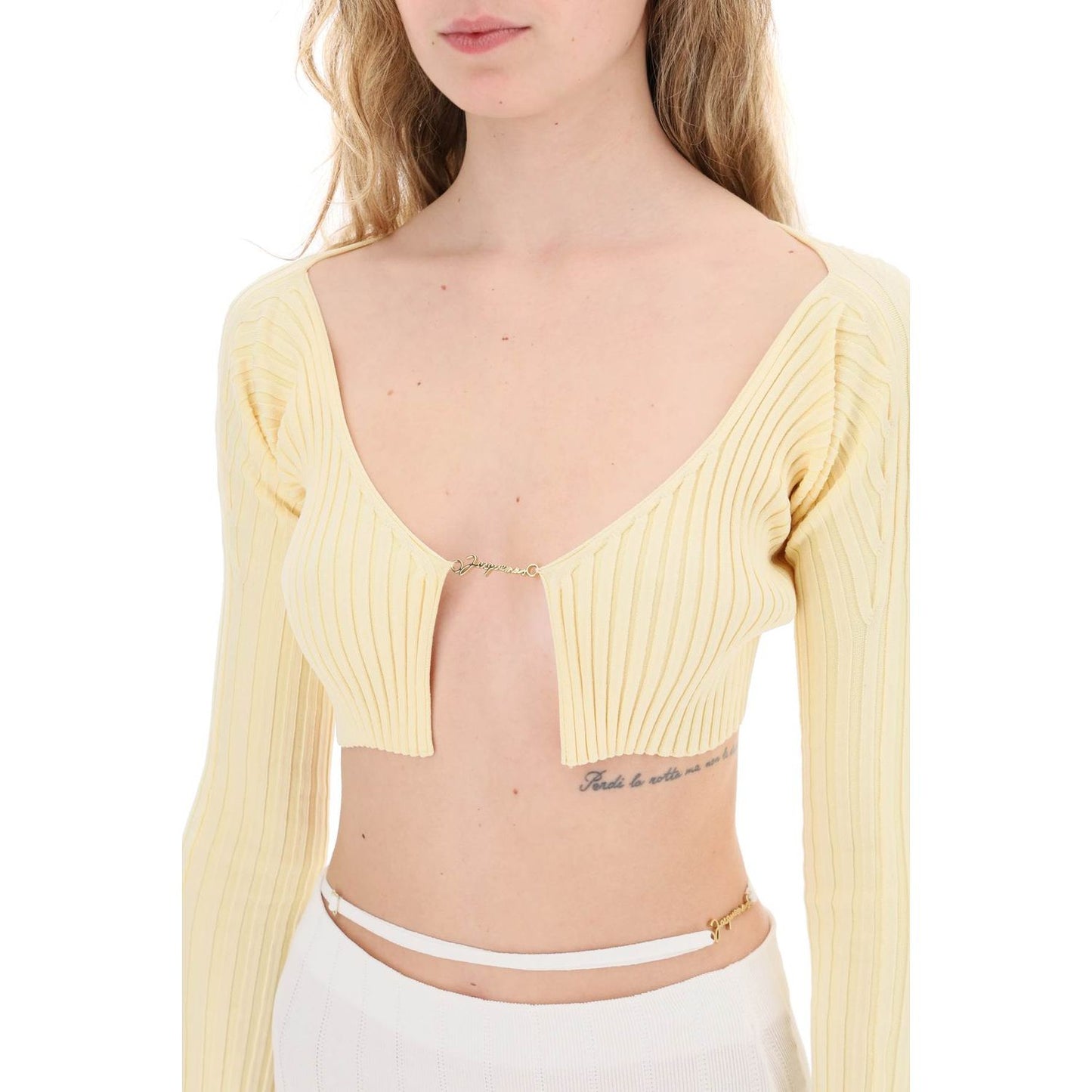 Jacquemus la maille pralù micro cardigan Knitwear Jacquemus