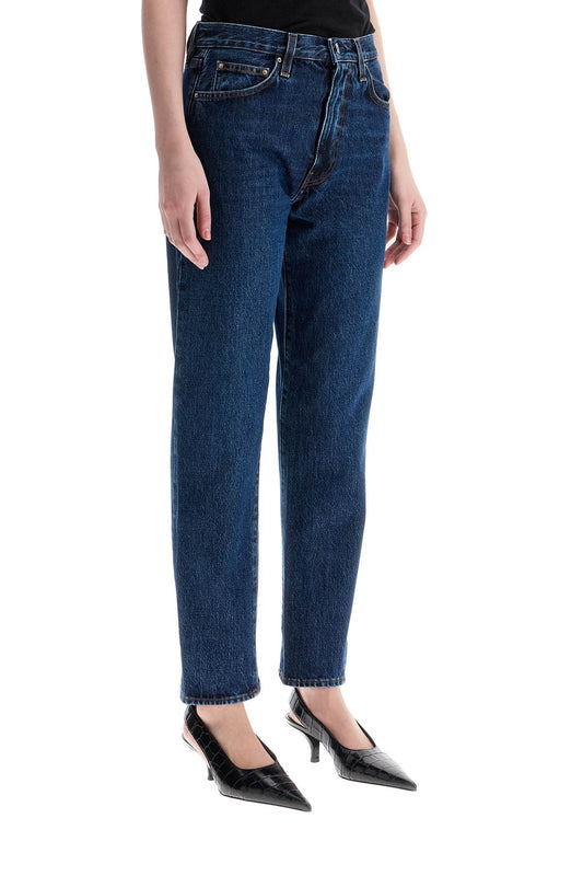 Toteme dark blue organic cotton jeans with twisted seams Jeans Toteme