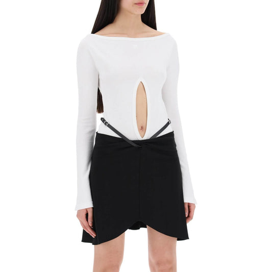 Courreges "jersey body with cut-out Topwear Courreges