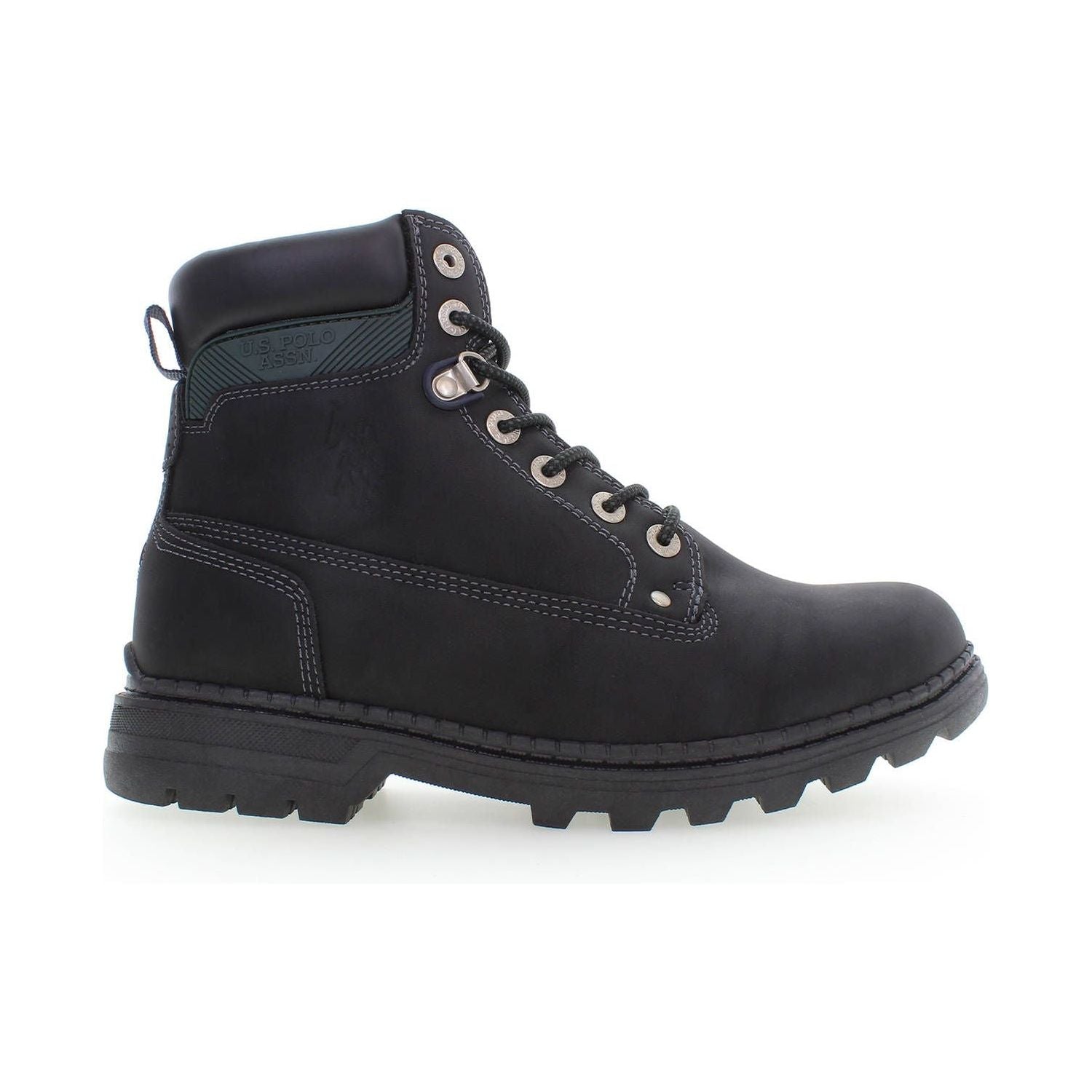 U.S. POLO ASSN. Black Polyester Men Boot