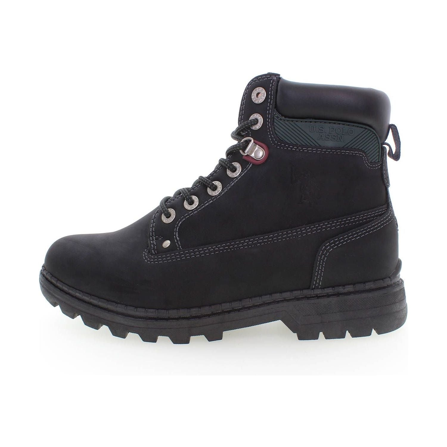 U.S. POLO ASSN. Black Polyester Men Boot