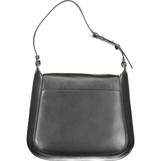 Coccinelle Elegant Leather Shoulder Bag with Turn Lock Closure Coccinelle