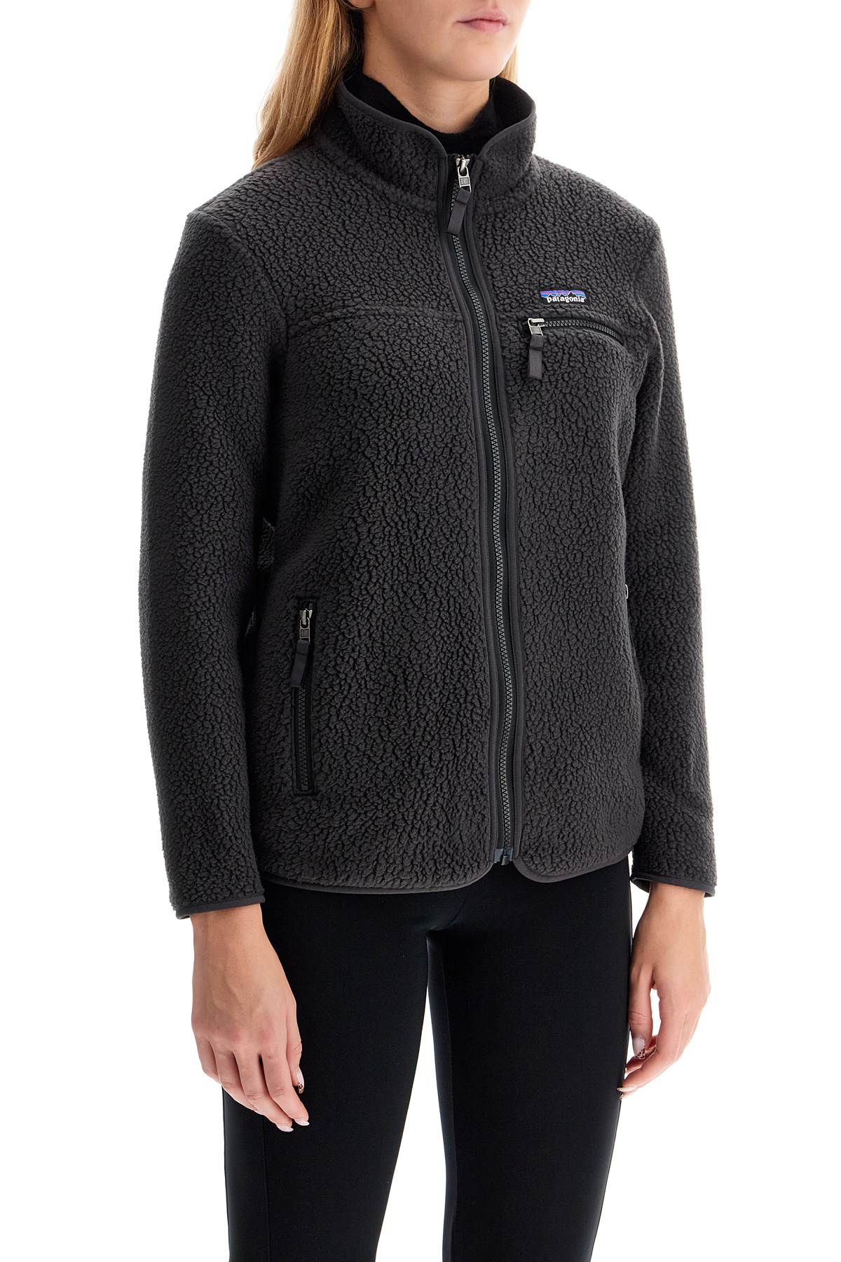 PATAGONIA women's retro pile fleece jacket with Topwear PATAGONIA