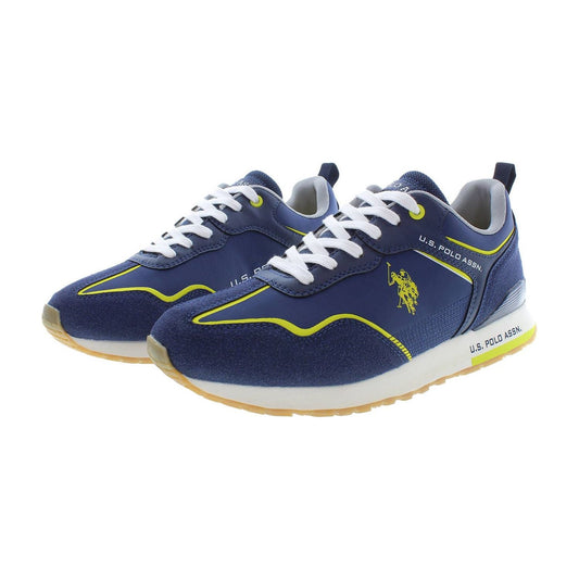 U.S. POLO ASSN. Sporty Elegance Lace-Up Sneakers in Blue U.S. POLO ASSN.