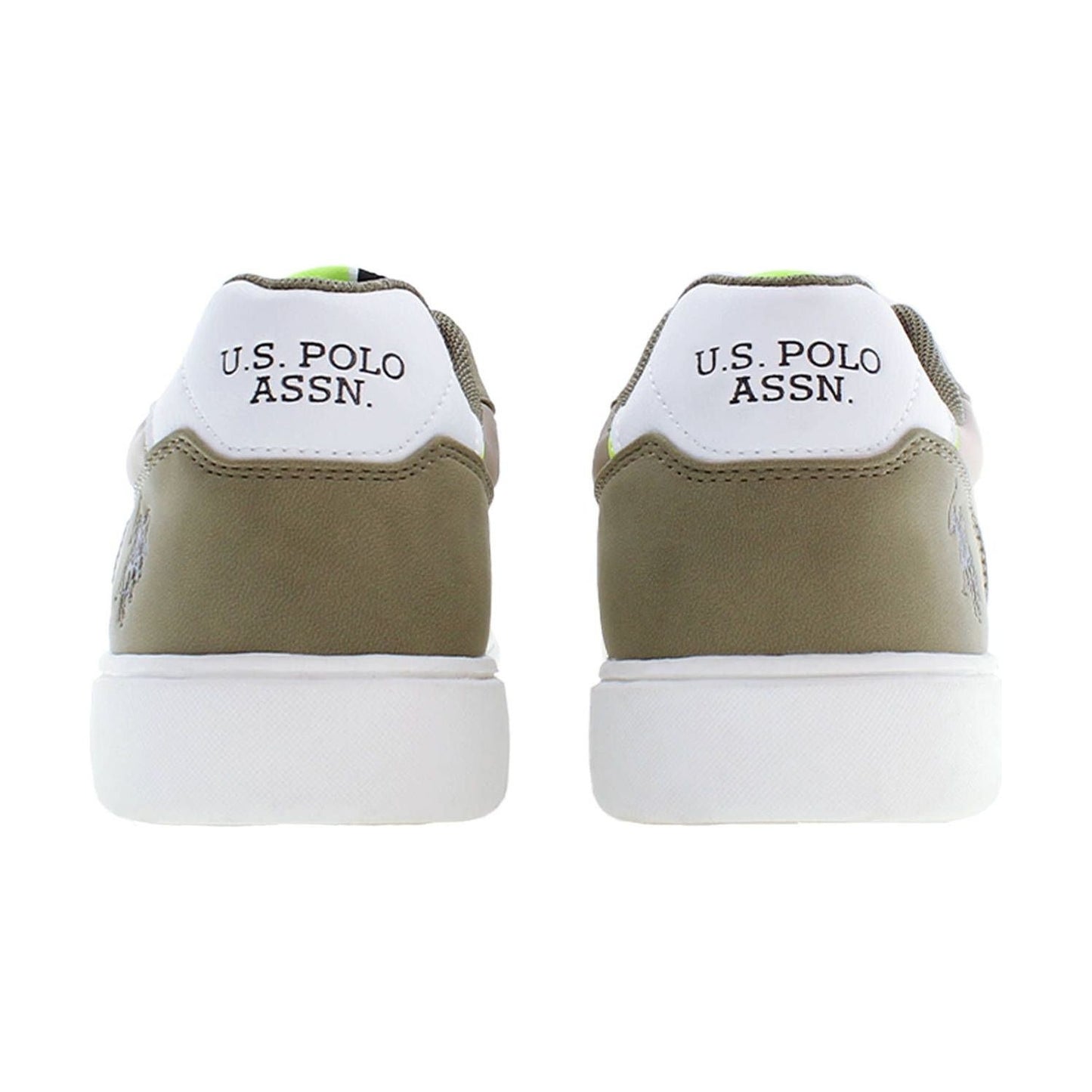 U.S. POLO ASSN. Sleek Green Sports Sneakers With Logo Detail U.S. POLO ASSN.