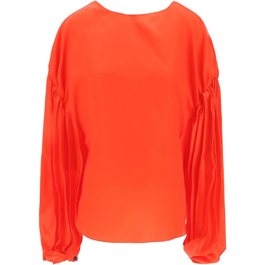 Khaite "quico blouse with puffed sleeves Topwear Khaite