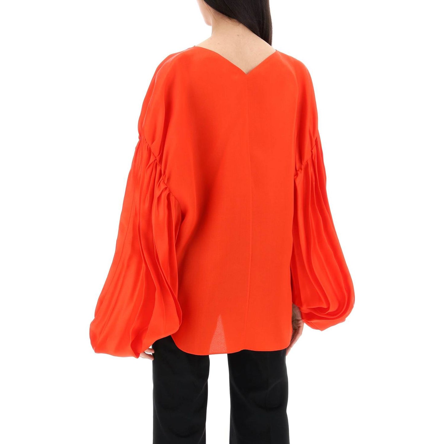 Khaite "quico blouse with puffed sleeves Topwear Khaite