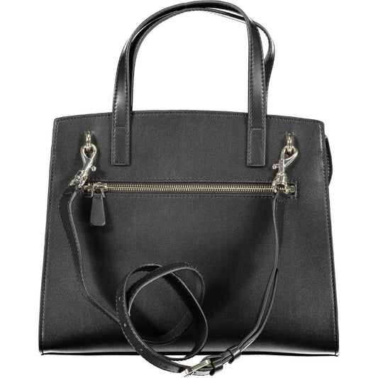 Guess Jeans Elegant Black Handbag with Versatile Straps Guess Jeans