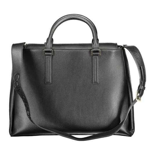 Calvin Klein Elegant Black Shoulder Bag with Chic Detailing Calvin Klein