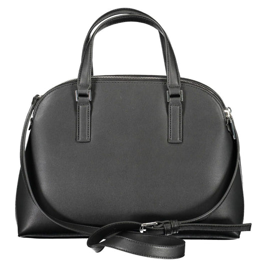 Calvin Klein Elegant Black Shoulder Bag with Logo Detail Calvin Klein