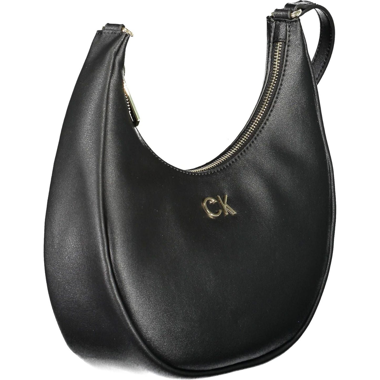 Calvin Klein Elegant Black Recycled Shoulder Bag Calvin Klein