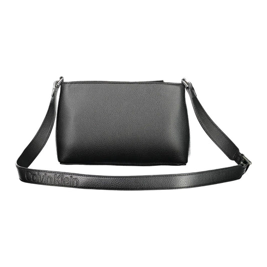 Calvin Klein Elegant Black Recycled Polyester Shoulder Bag Calvin Klein