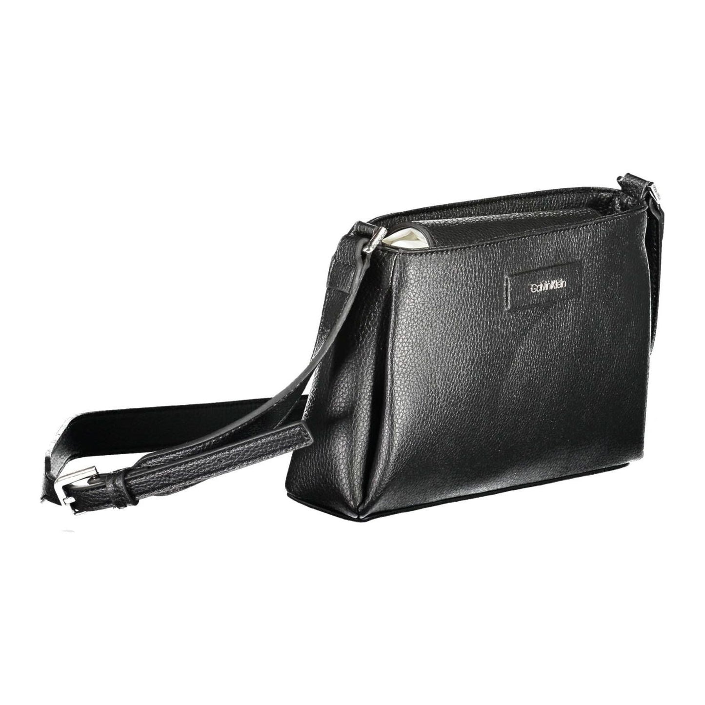 Calvin Klein Elegant Black Recycled Polyester Shoulder Bag Calvin Klein