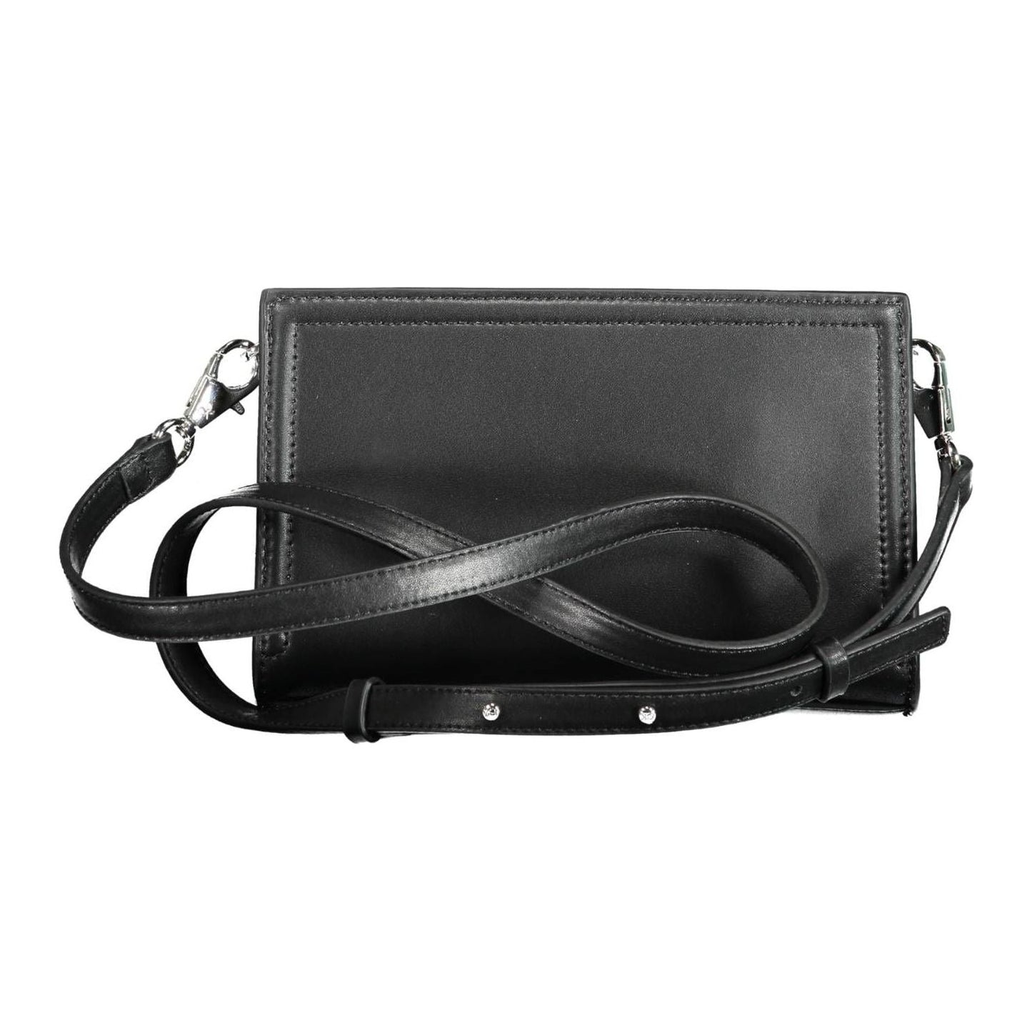 Calvin Klein Elegant Black Shoulder Bag with Sleek Logo Detail Calvin Klein