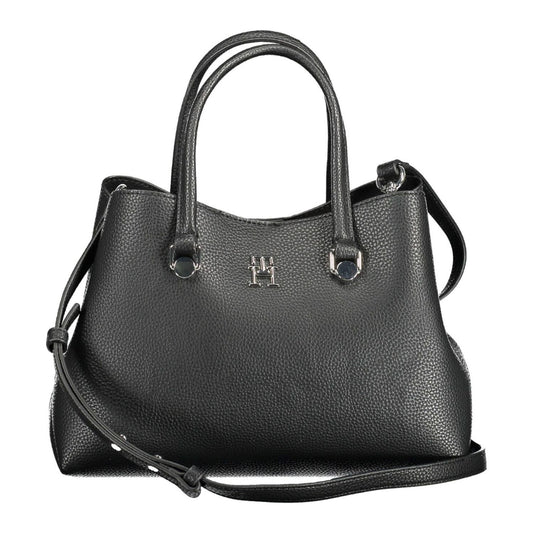 Tommy Hilfiger Black Polyester Women Handbag Tommy Hilfiger