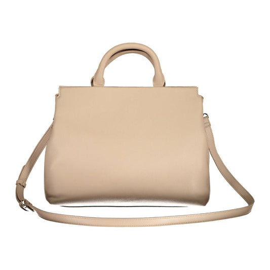 BYBLOS Beige Elegance Dual Compartment Handbag BYBLOS