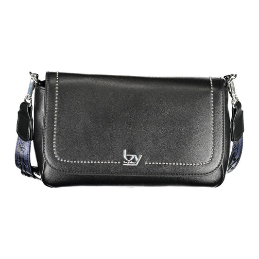 BYBLOS Elegant Black Contrasting Detail Handbag BYBLOS