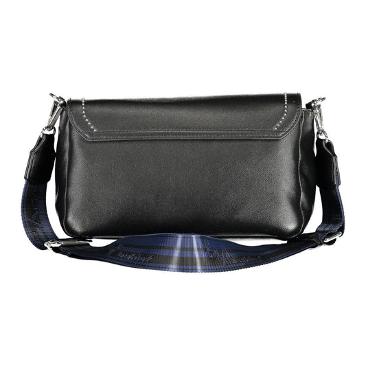 BYBLOS Elegant Black Contrasting Detail Handbag BYBLOS