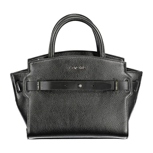 Calvin Klein Elegant Black Contrasting Detail Shoulder Bag Calvin Klein