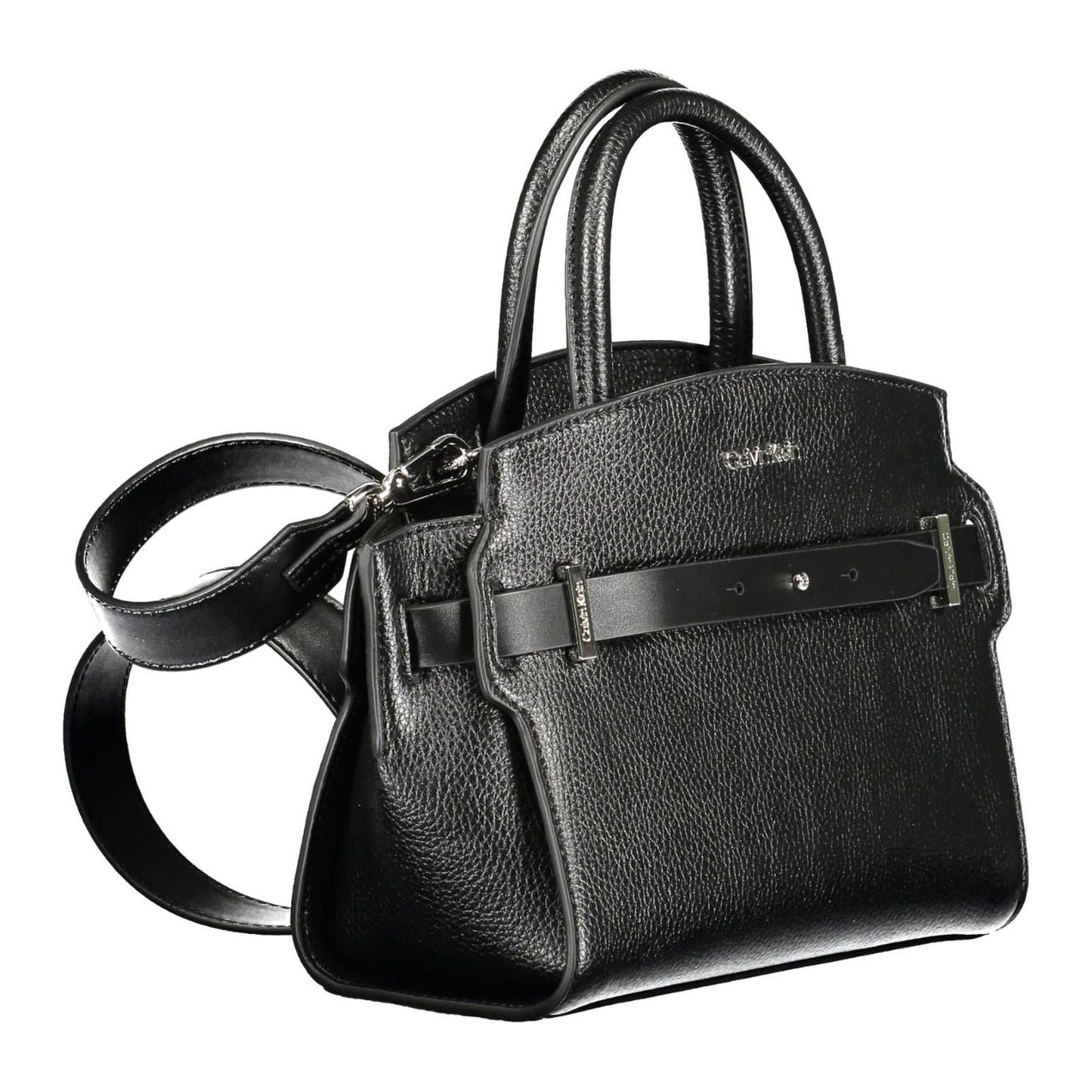 Calvin Klein Elegant Black Contrasting Detail Shoulder Bag Calvin Klein