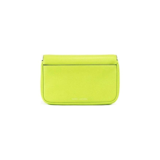 Marc Jacobs The J Marc Green Glow Smooth Leather Shoulder Crossbody Handbag Marc Jacobs