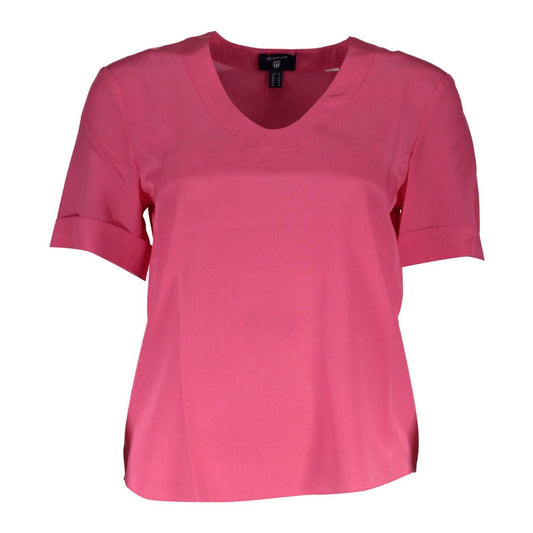 Gant Pink Silk Women TShirt Gant