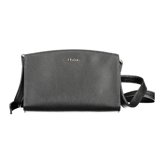 Calvin Klein Elegant Black Shoulder Bag with Logo Detailing Calvin Klein