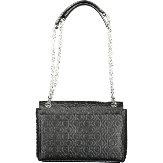 Calvin Klein Chic Black Chain Handle Handbag Calvin Klein