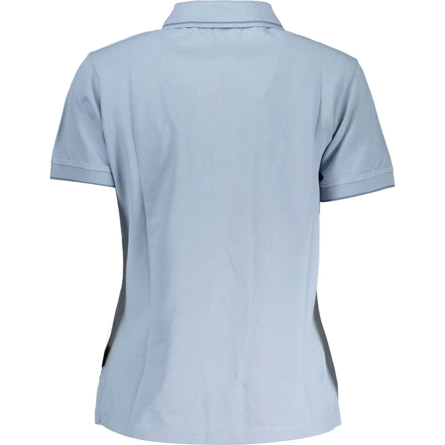 Napapijri Chic Light Blue Short-Sleeved Polo Napapijri