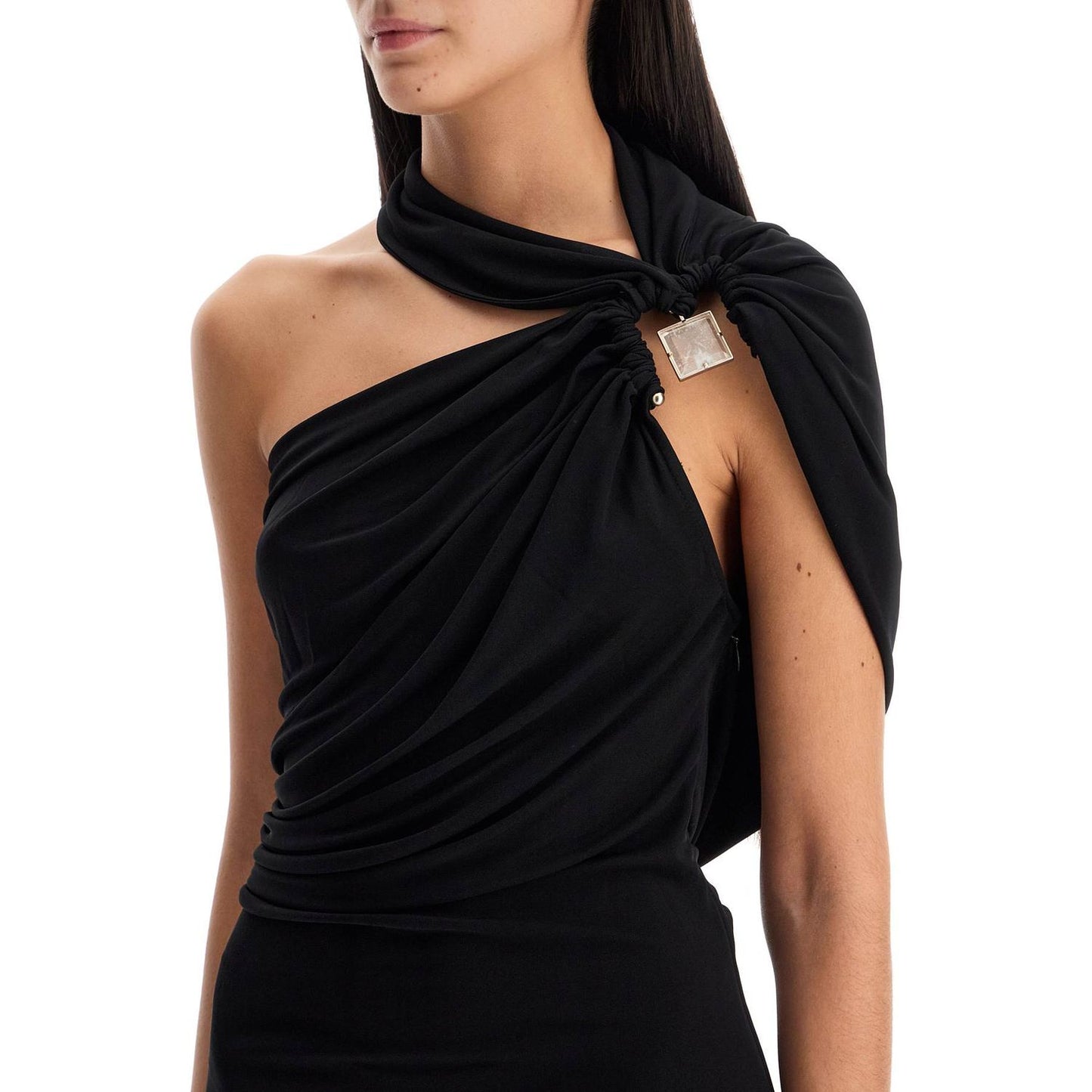 Christopher Esber asymmetric american neckline dress with asym