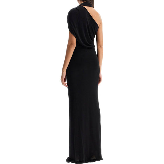 Christopher Esber asymmetric american neckline dress with asym