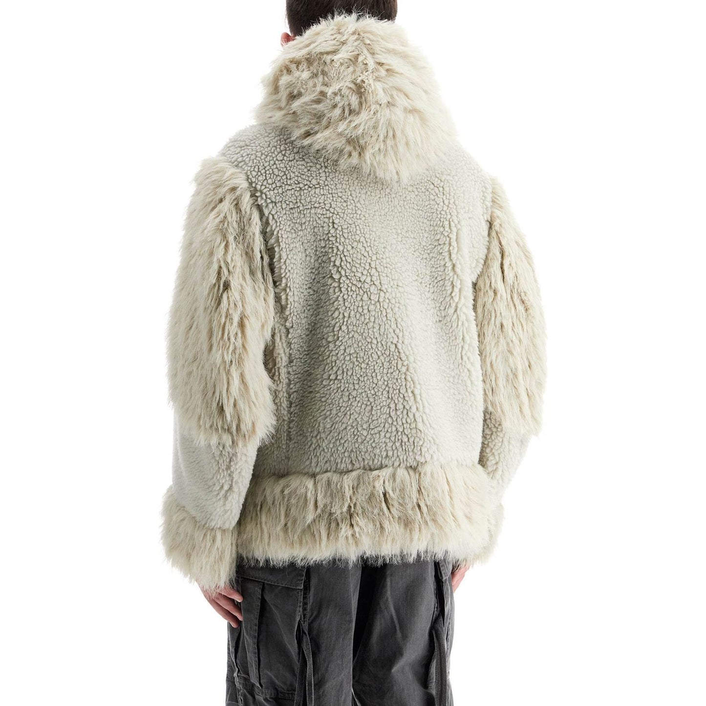 Sacai hooded fleece jacket with hood Vests Sacai